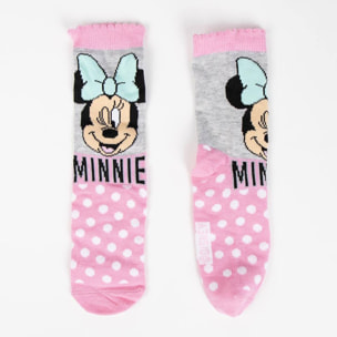 Pack de 4 calcetines infantiles diseño minnie