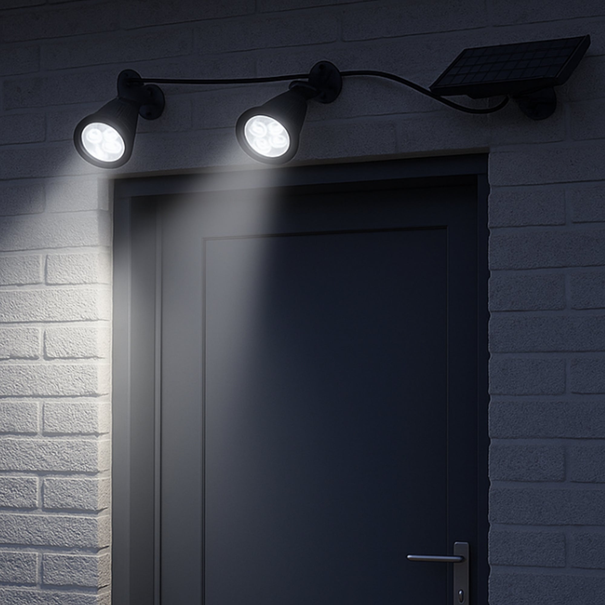 2 Spot solaire connecté FAMILY SPIKY 400LM