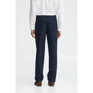 Pantalón cotolino Belami azul marino de corte regular y logo Polo Club