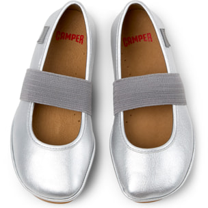 Bailarinas - CAMPER Right - Gris - Cuero liso
