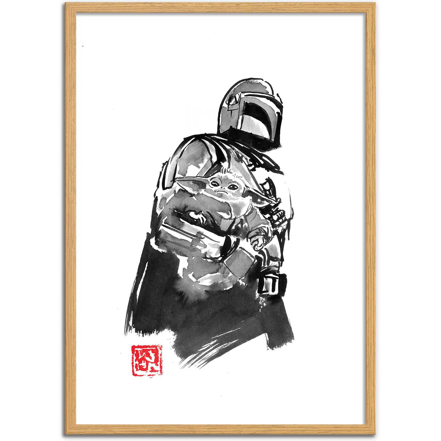 Affiche - The Mandalorian Version 3 - Pechane Sumie