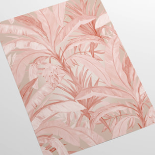 Carta da Parati Jungla Tropicale Rosa