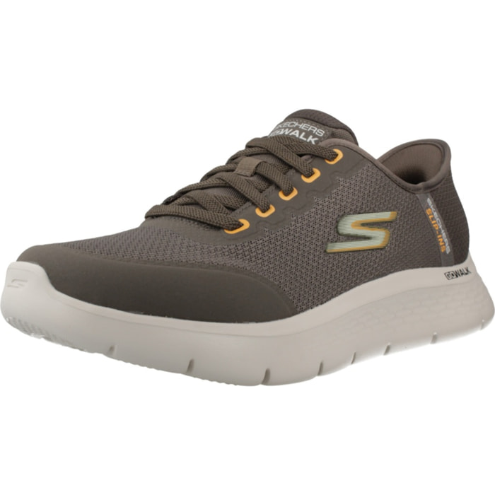 Sneakers De  Hombre Slip-ins Go Walk Flex Netro Marron