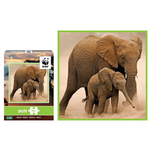WWF PUZLE - ELEFANTE 100 PIEZAS