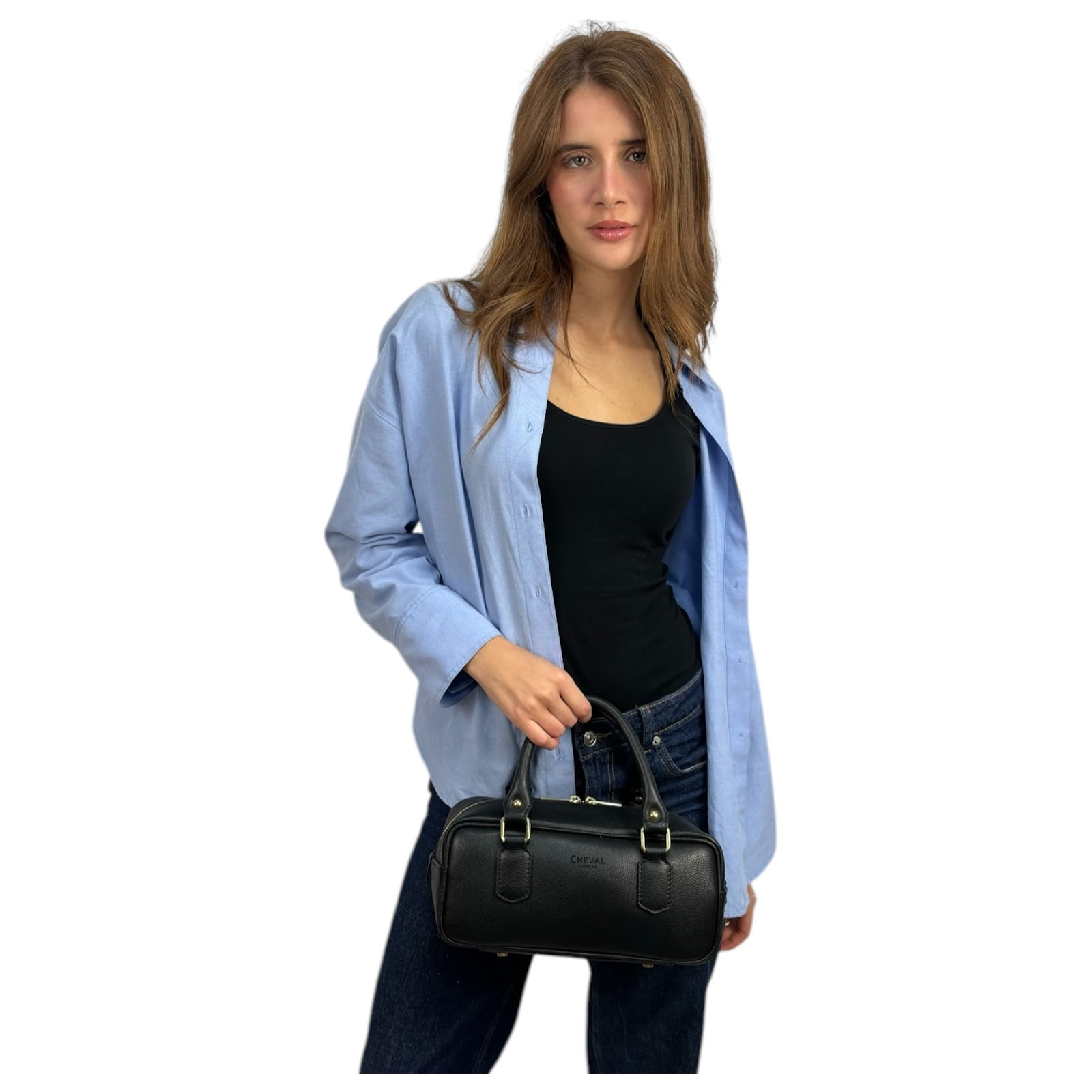 Borsa a mano Cheval Firenze Brooklyn Nero