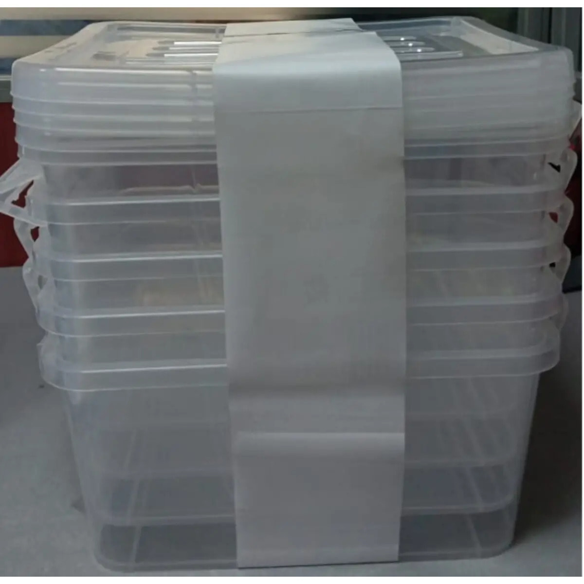 Lot de 5 Boîtes Clippy de 5L transparent