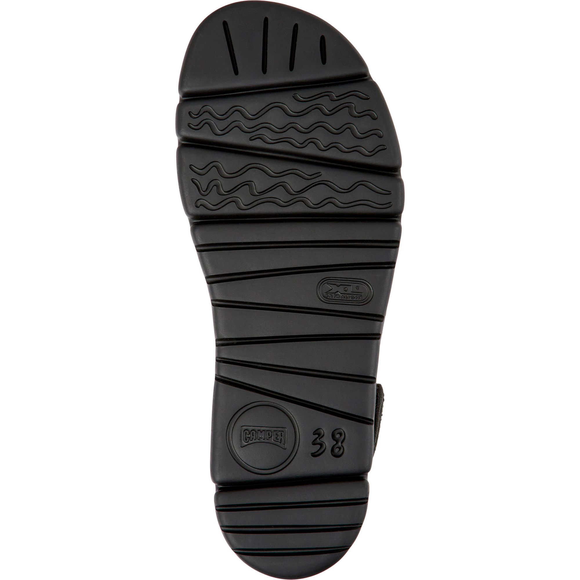 Sandalias - CAMPER Oruga - Gris - Textil técnico (poliéster reciclado)