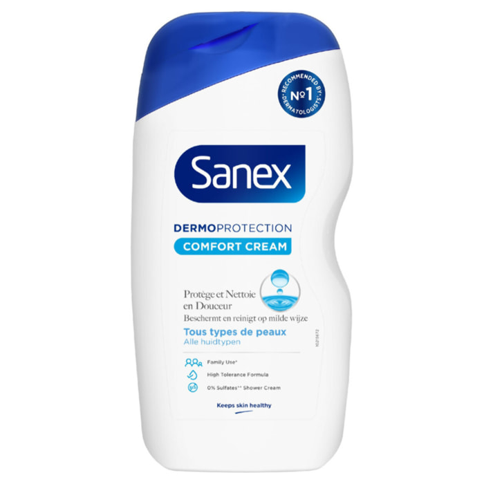 Pack de 12 - Gel douche Sanex DermoProtecteur Protection - 400 ml