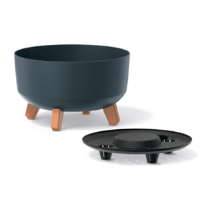 Macetero color verde tierra,sin depósito