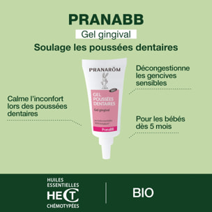 Pranarom - Gel gingival pour poussées dentaires - Bio - 15 ml