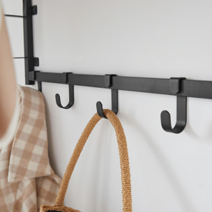 Appendiabiti da parete Loft Artisan con mensola e ganci
