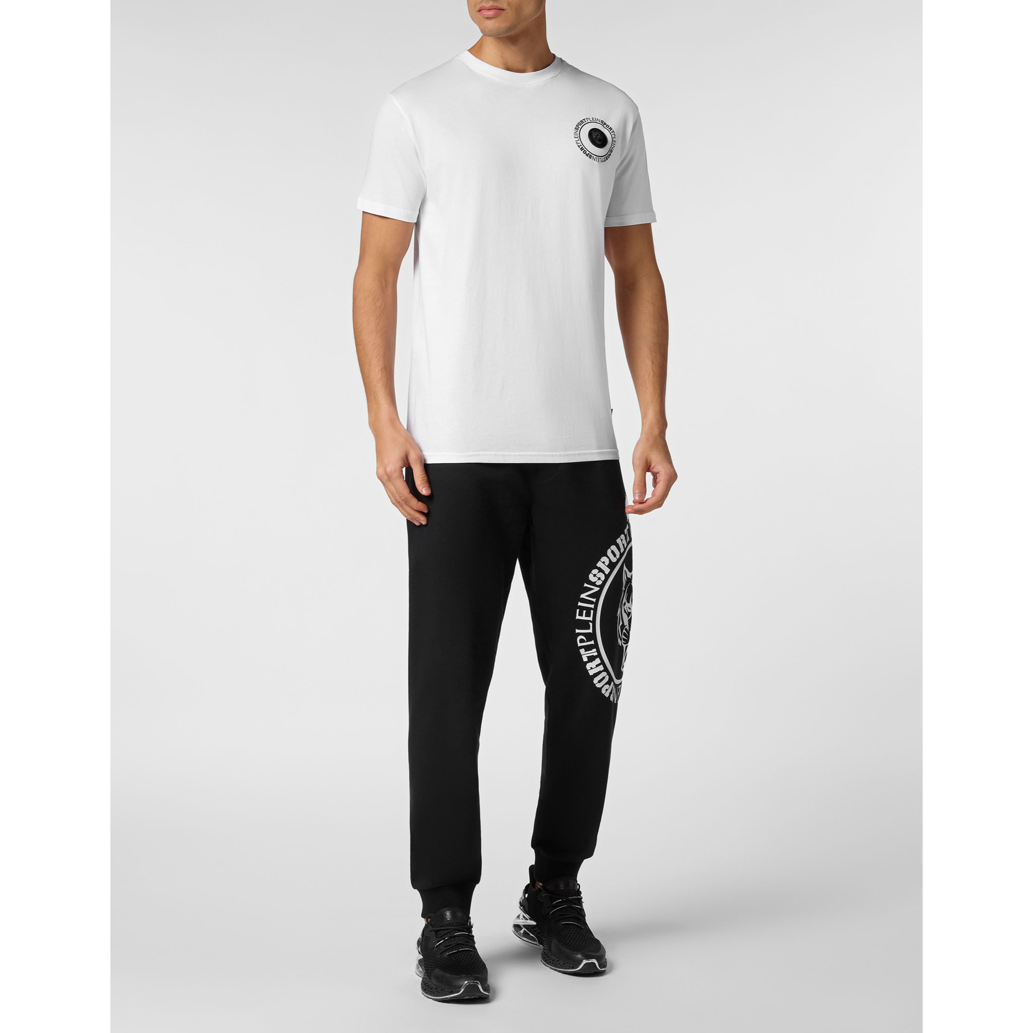 PLEIN SPORT T-Shirt Round Neck CARBON TIGER