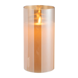 J-Line lampe Brillante - verre - or - medium - LED