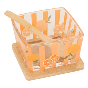 Set apéritif 3 coupelles Fruity