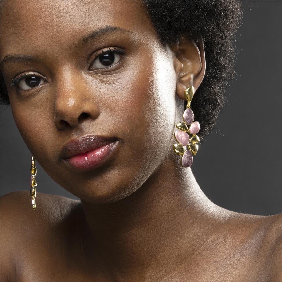 Pendientes Lux by Lux acabados oro 18k