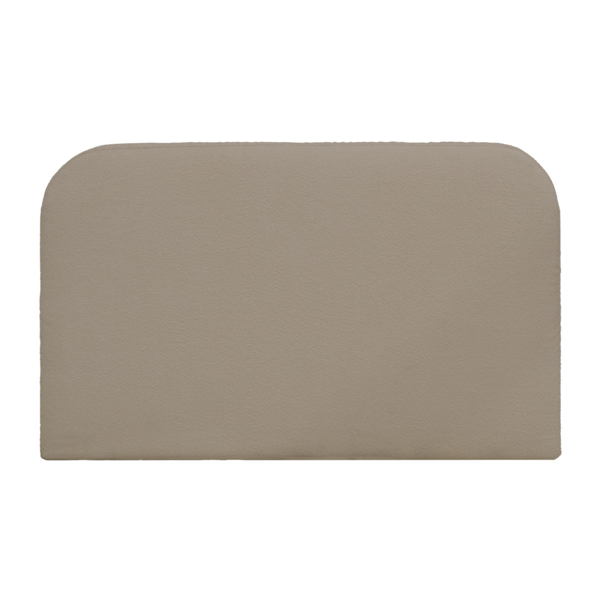 Tête de lit déhoussable en bouclé marron en différentes tailles