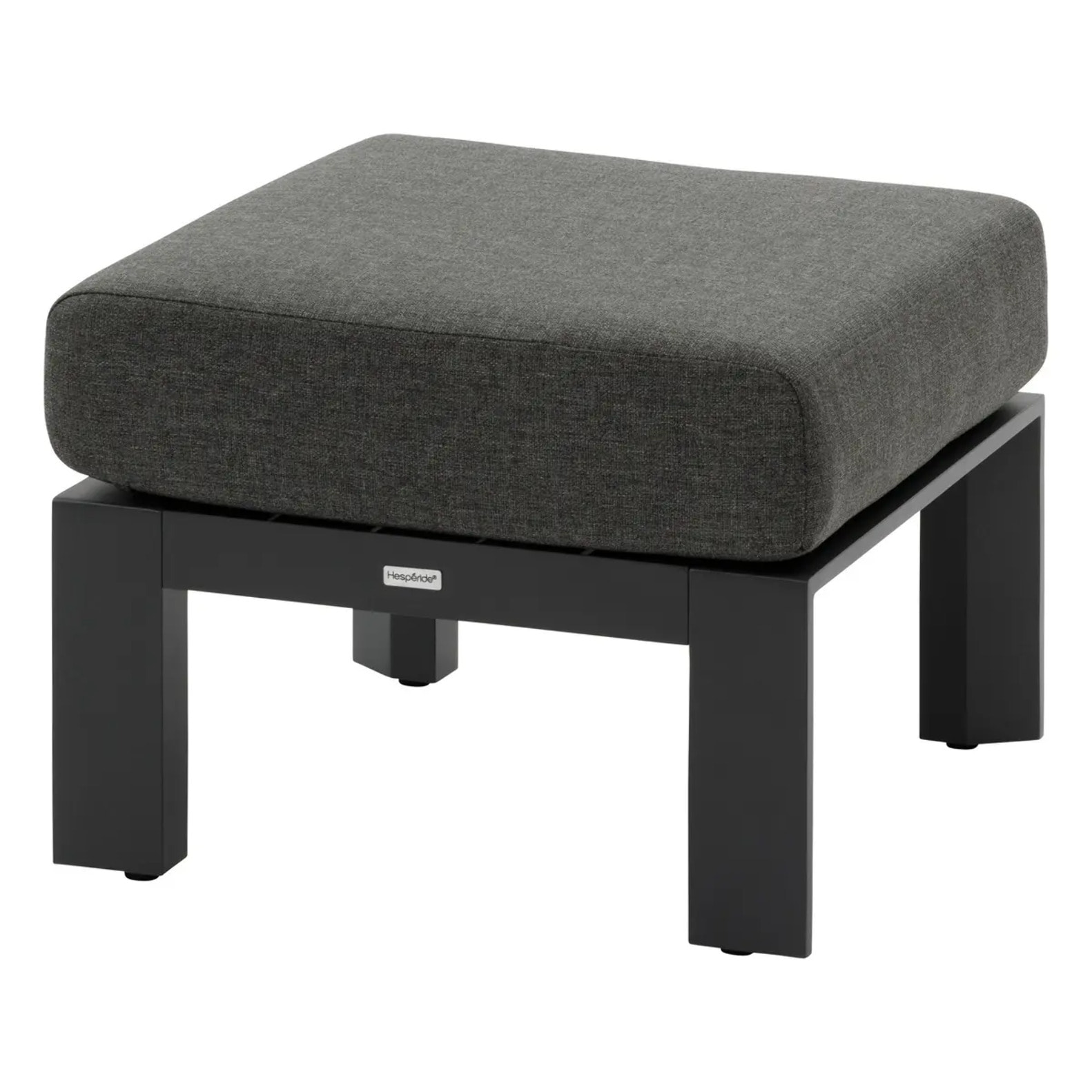 Pouf de jardin "Évasion" graphite aluminium et oléfine