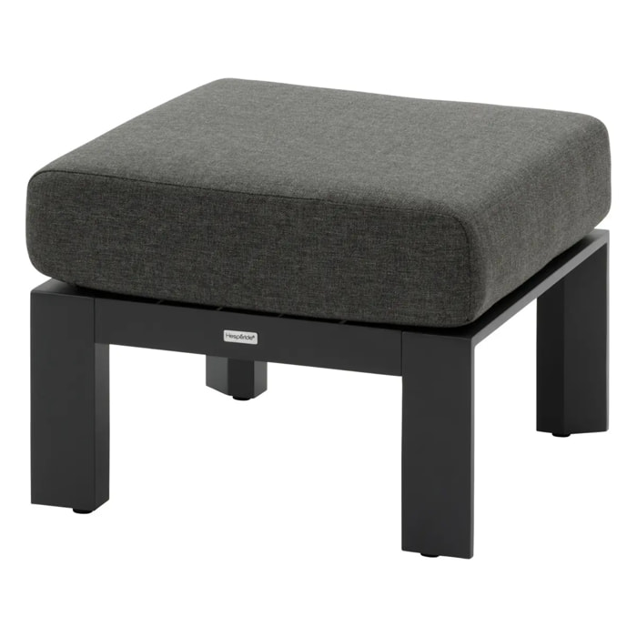 Pouf de jardin "Évasion" graphite aluminium et oléfine