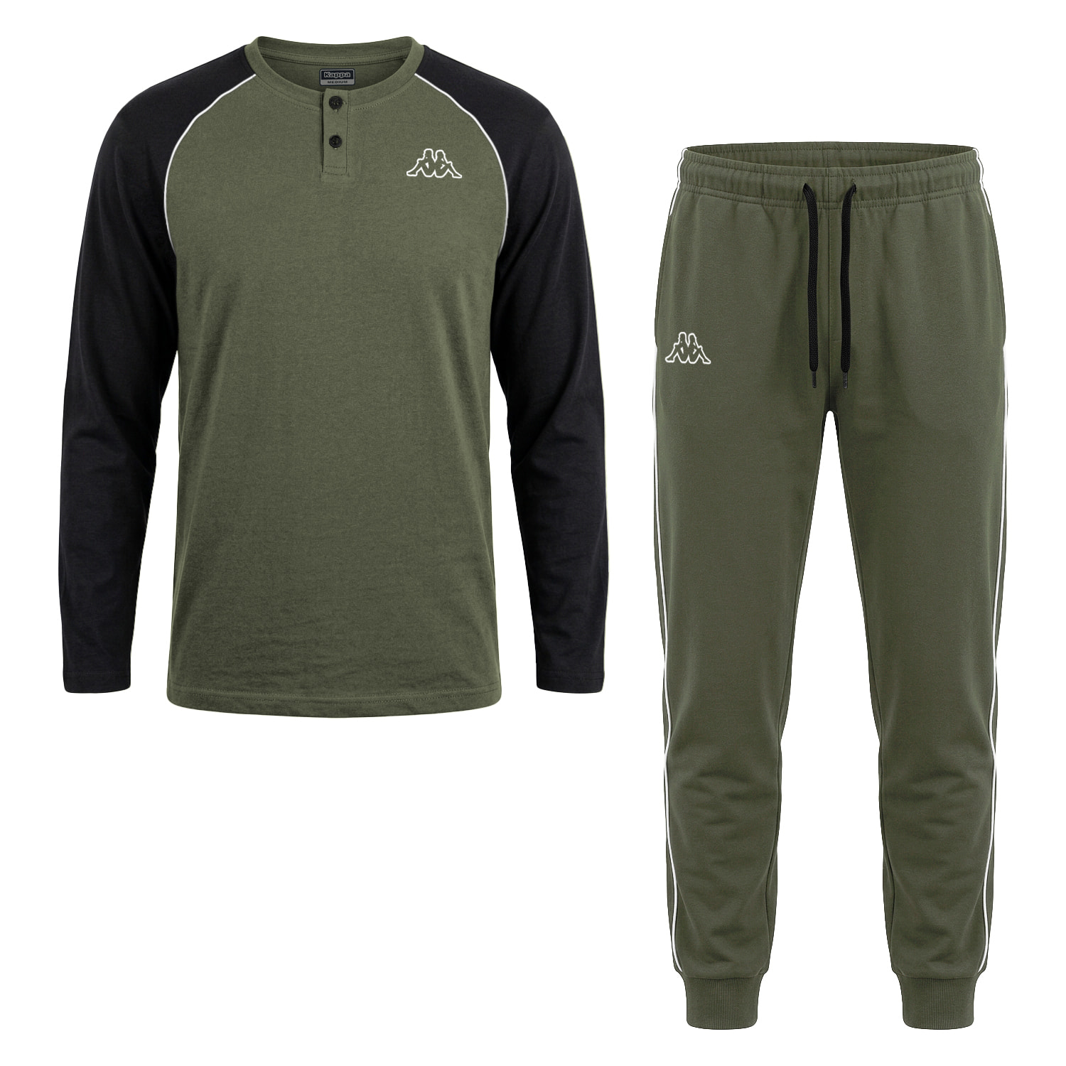 Pigiama Lungo Uomo KAPPA Cotone Leggero