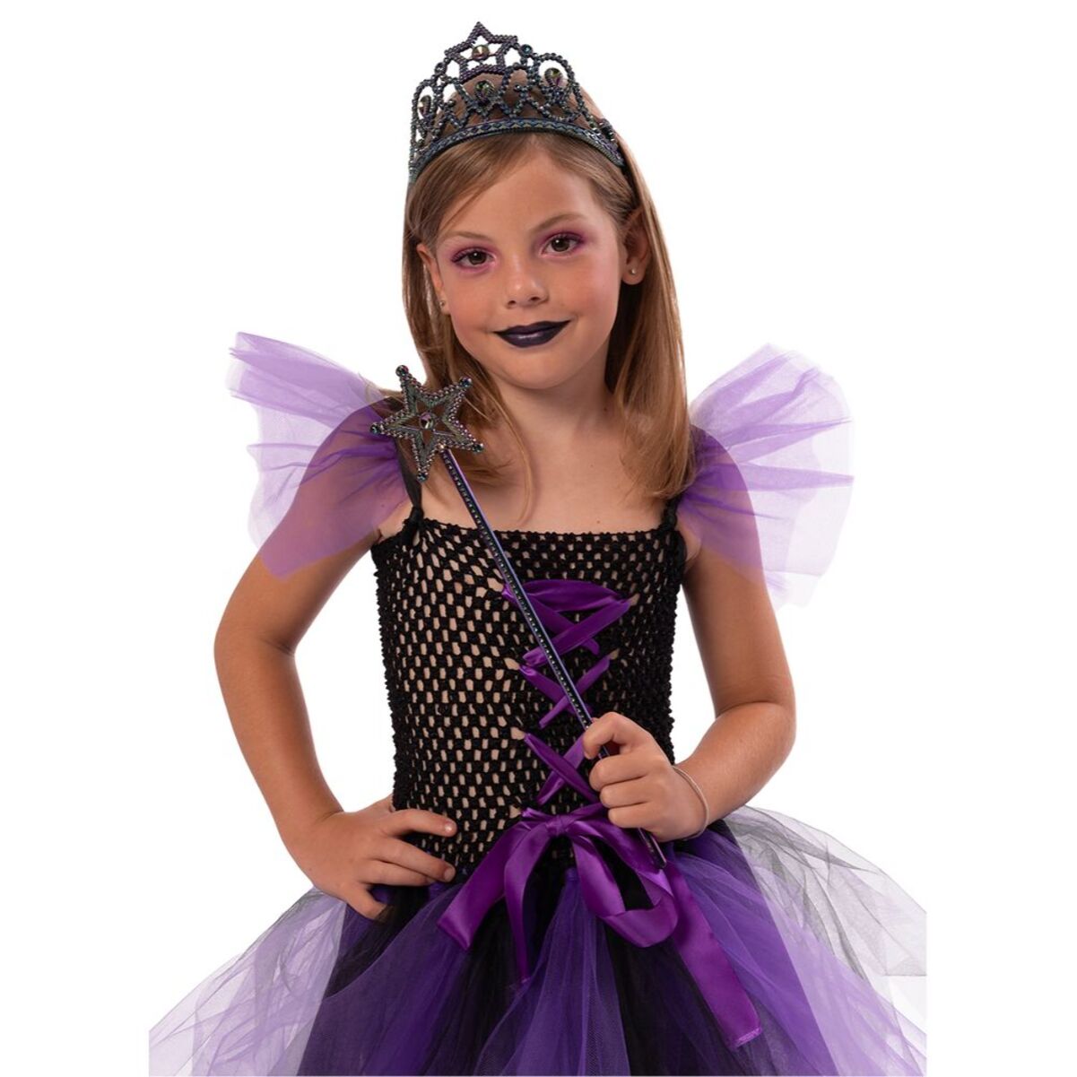 SET PRINCESA MALVADA (TIARA + VARITA)