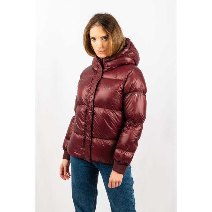 Chaqueta para mujer ECOON Monaco Short jacket - granate oscuro