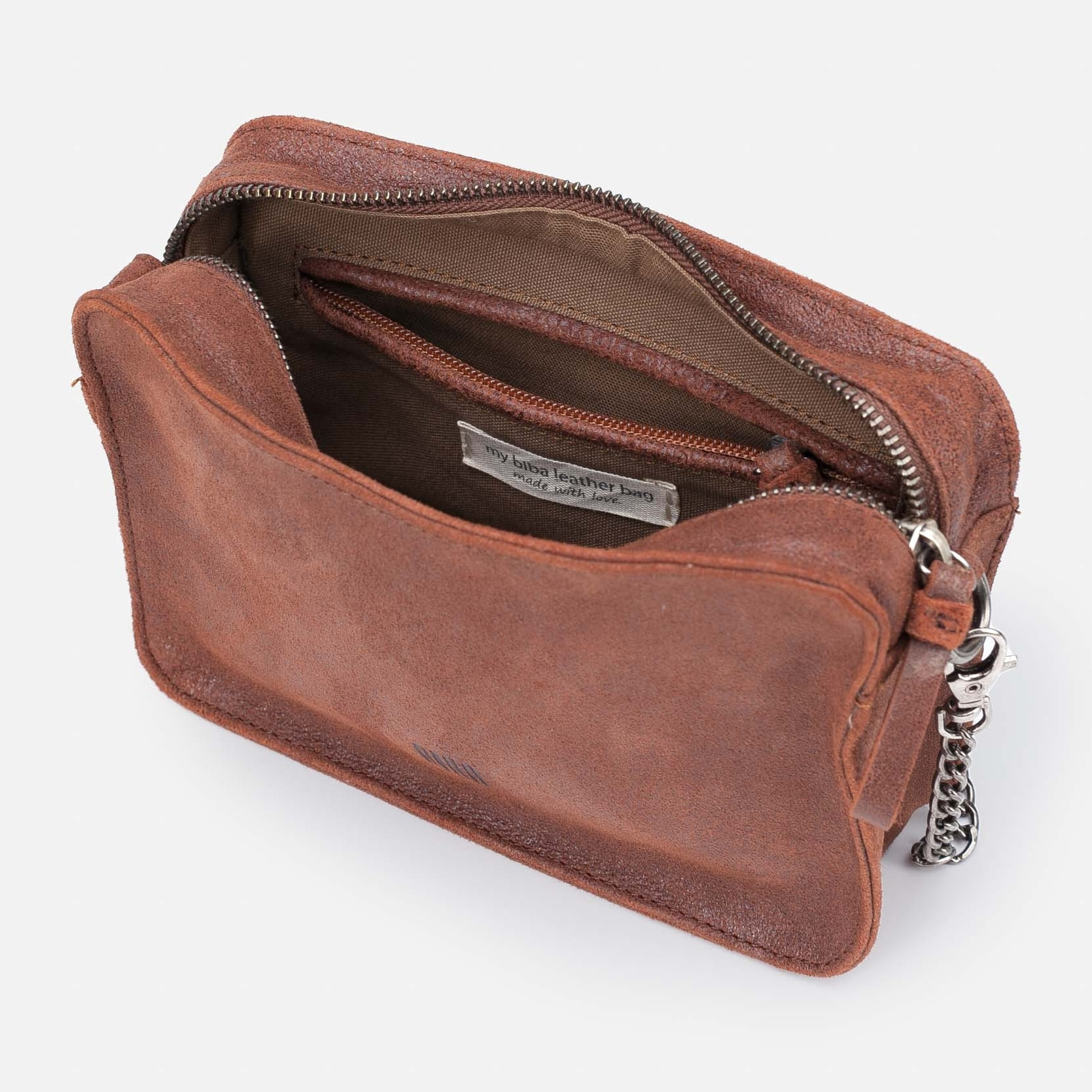 Bolso de mano BIBA Logan Crush de piel