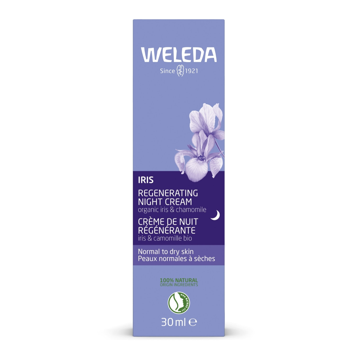 WELEDA - Crème de Nuit régénérante Iris - 30 ml
