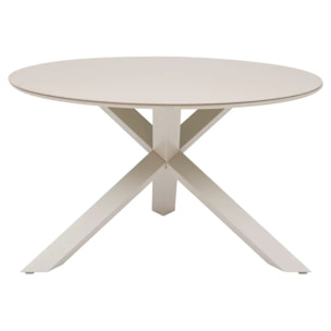 Table de jardin 6 places Oryon D130cm argile