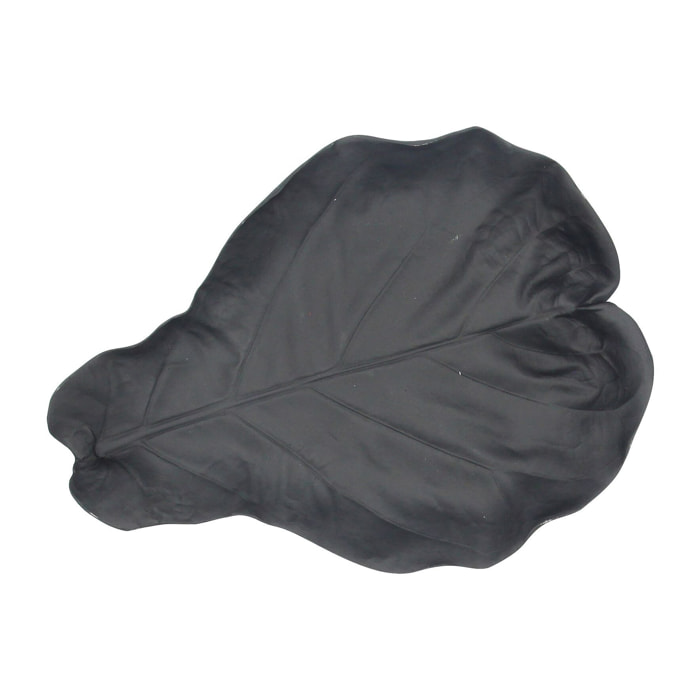 Coupelle fleur en résine noire JUNGLE