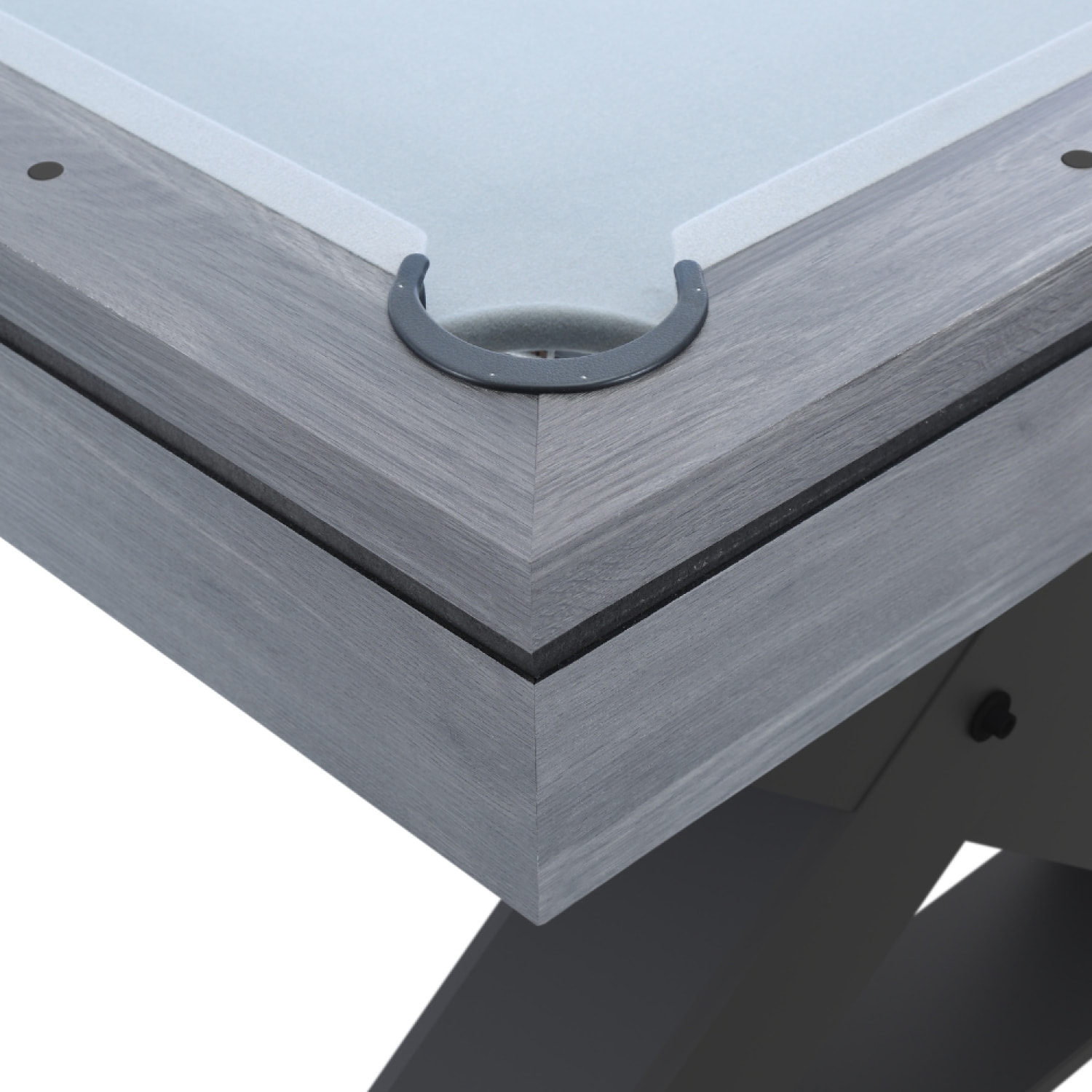 Table multi-jeux, ping-pong et billard en bois gris ARIZONA