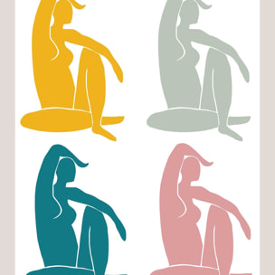 Affiche  l'arte upé Affiche sous cadre bois