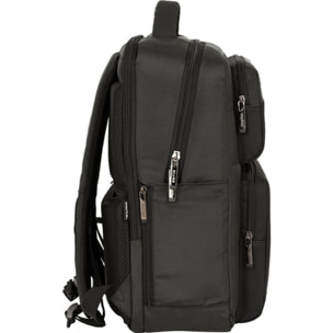 Mochila 2 bolsillos portatil 15,6+usb safta business "grey"