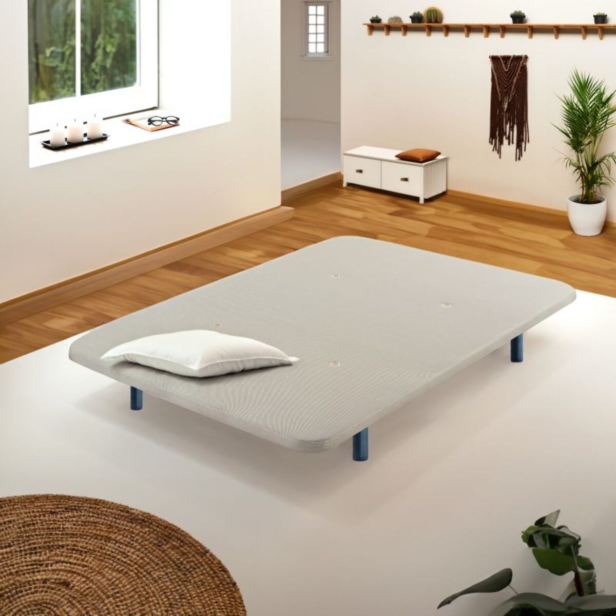 Base tapizada Air 3D Beige