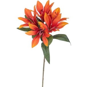 Australian Lily. Altezza 64 Cm - Pezzi 12 - 15X64X6cm - Colore: Bianco - Bianchi Dino - Lilium, Lisianthus