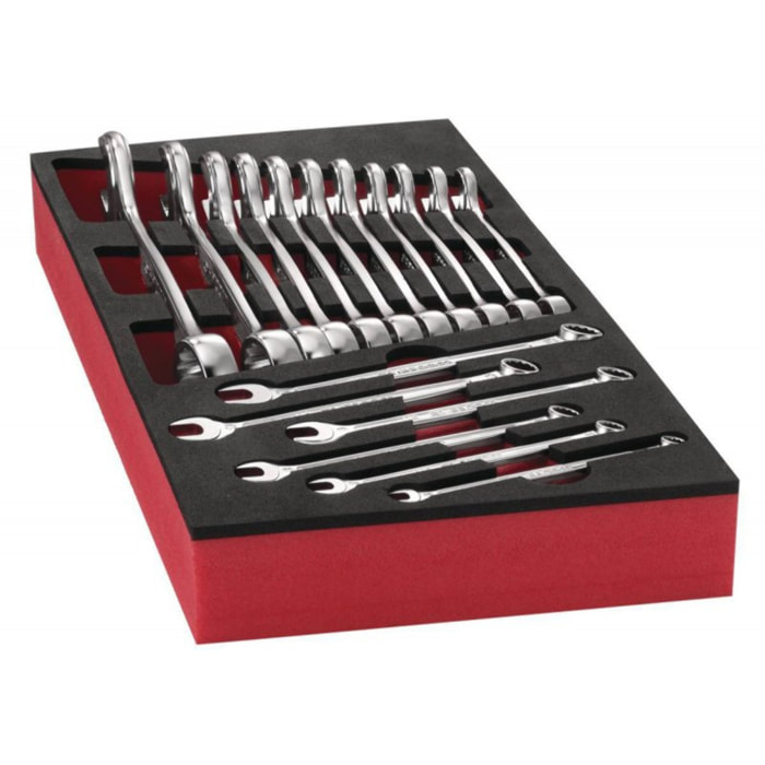 Module mousse de clés mixtes 440 grandes dimensions FACOM pour servante XL - MODM.440-1PB