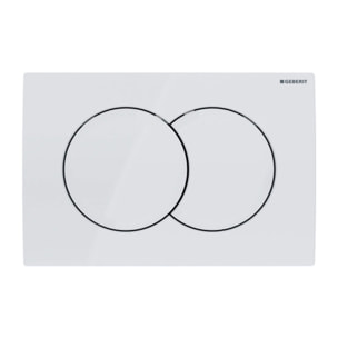 Duofix pack WC bâti-support UP100 + WC suspendu sans bride Ceramia avec abattant SoftClose + plaque blanche (GEBCEPXWT01FR-FS)