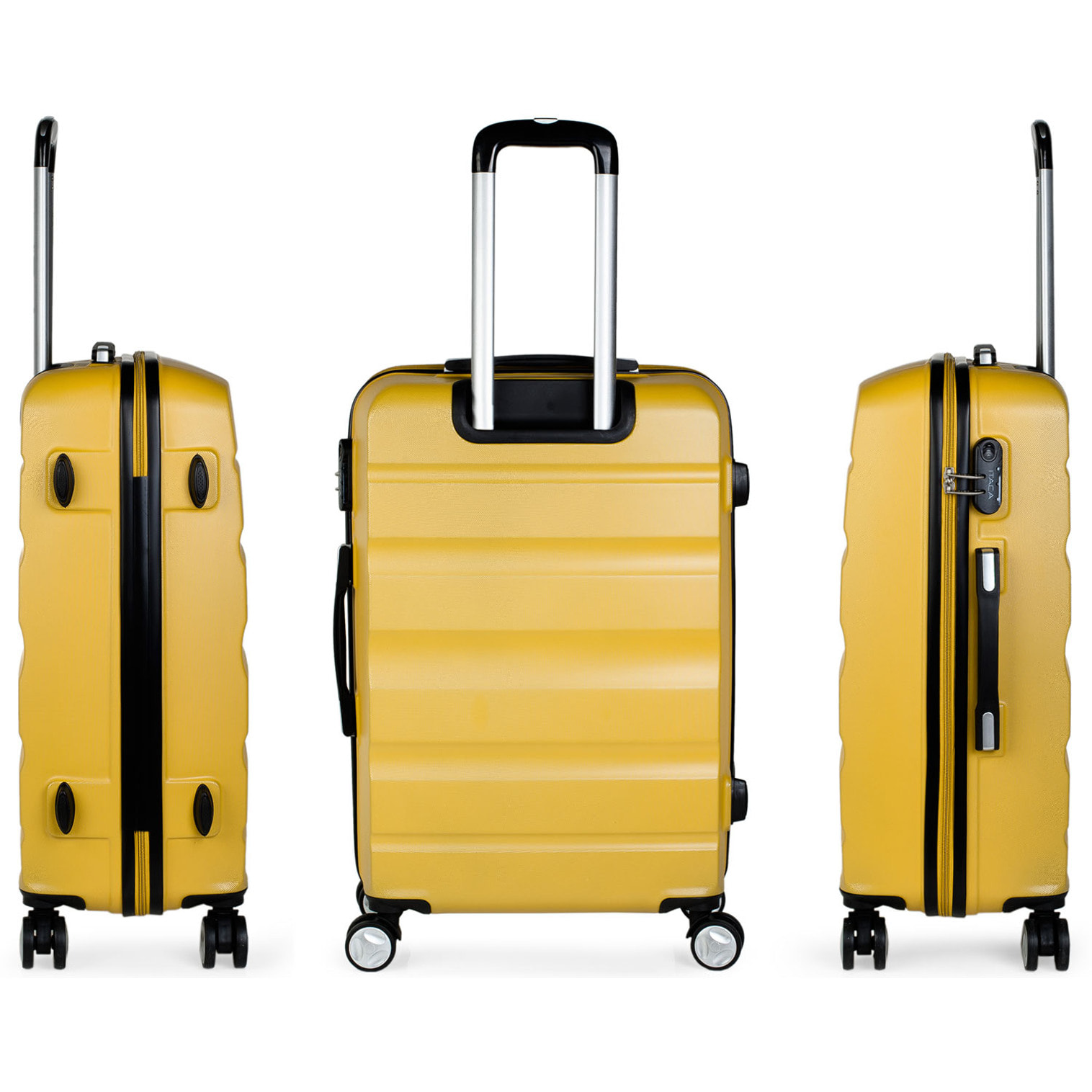 Maleta Itaca Elba Set De 2 Unidades Mostaza