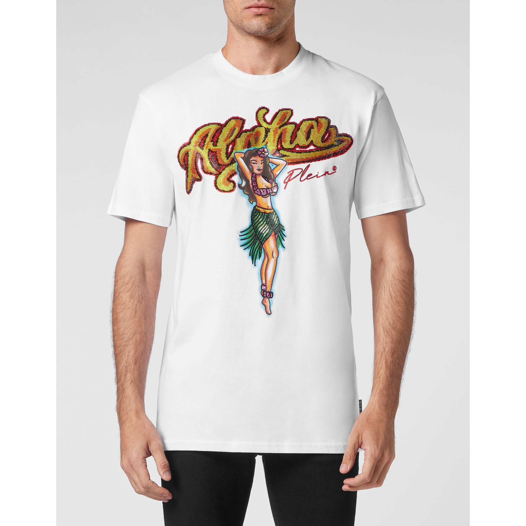 PHILIPP PLEIN T-Shirt Round Neck HAWAII