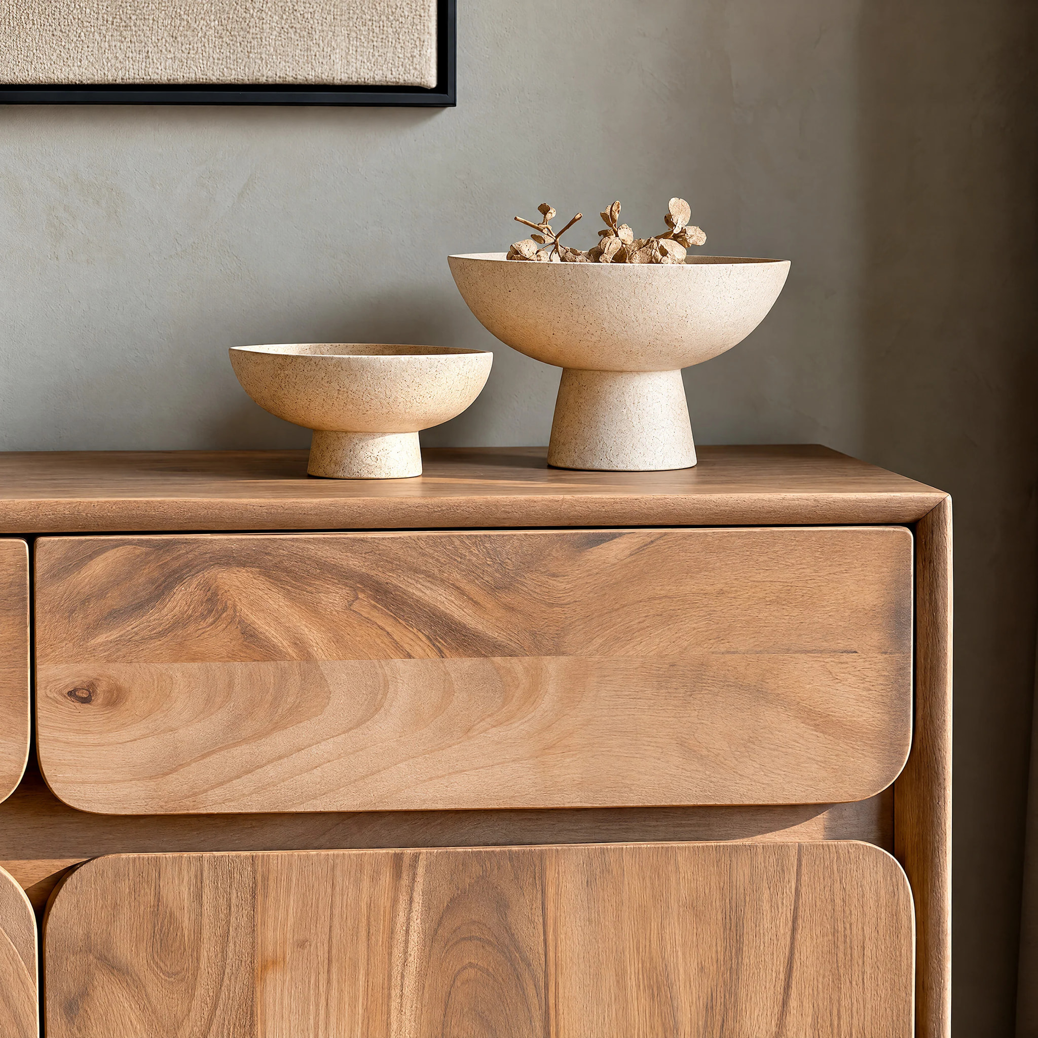Buffet en bois de manguier marron clair - Achille