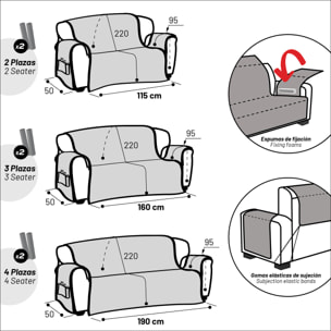 Cubre SOFÁ modelo PRISCILA