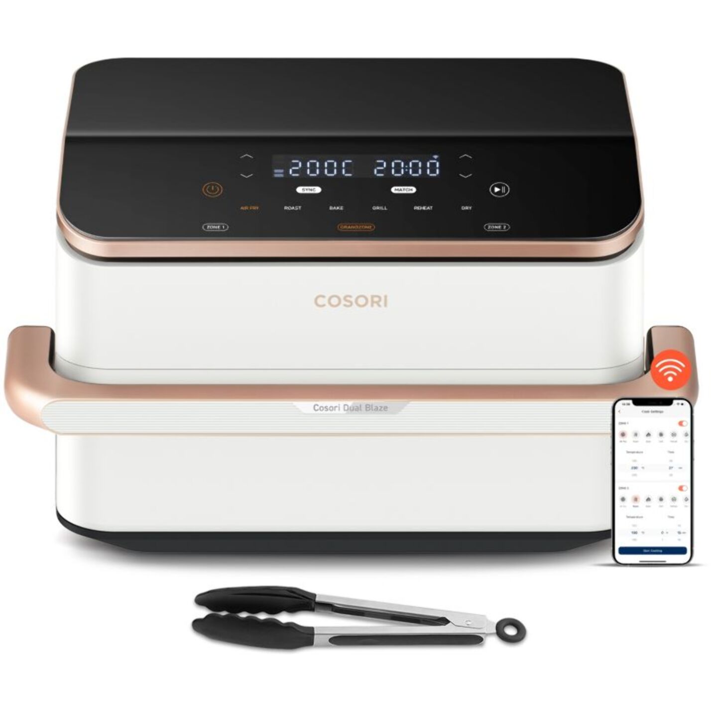 Friteuse sans huile COSORI Twinfry Chef Edition Blanc KOSP0042EUN 10 L