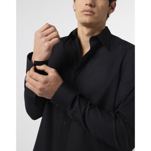 PHILIPP PLEIN Sugar Daddy Cut Shirt All-Over Strass