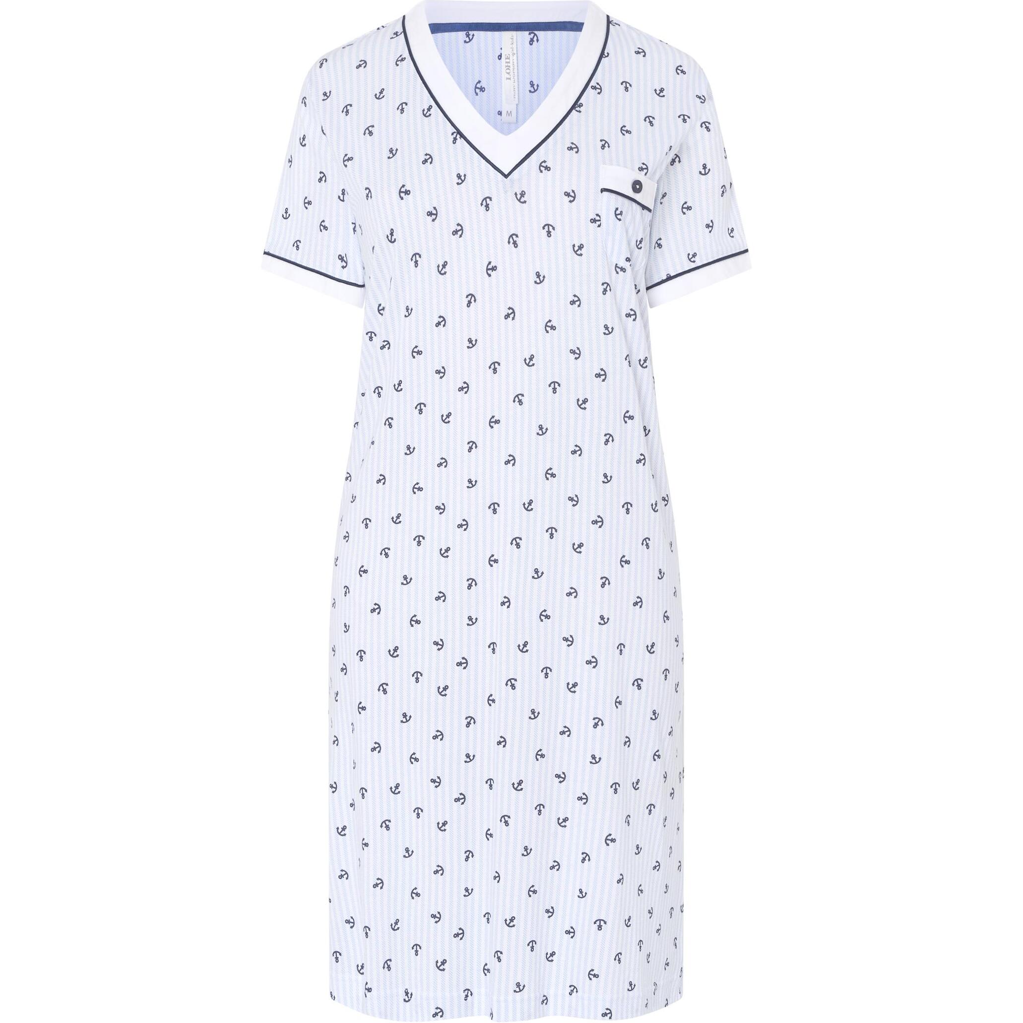 Camisón corto mujer anclas manga corta cómodo