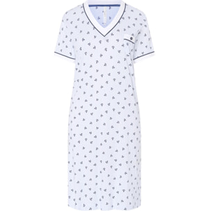 Camisón corto mujer anclas manga corta cómodo