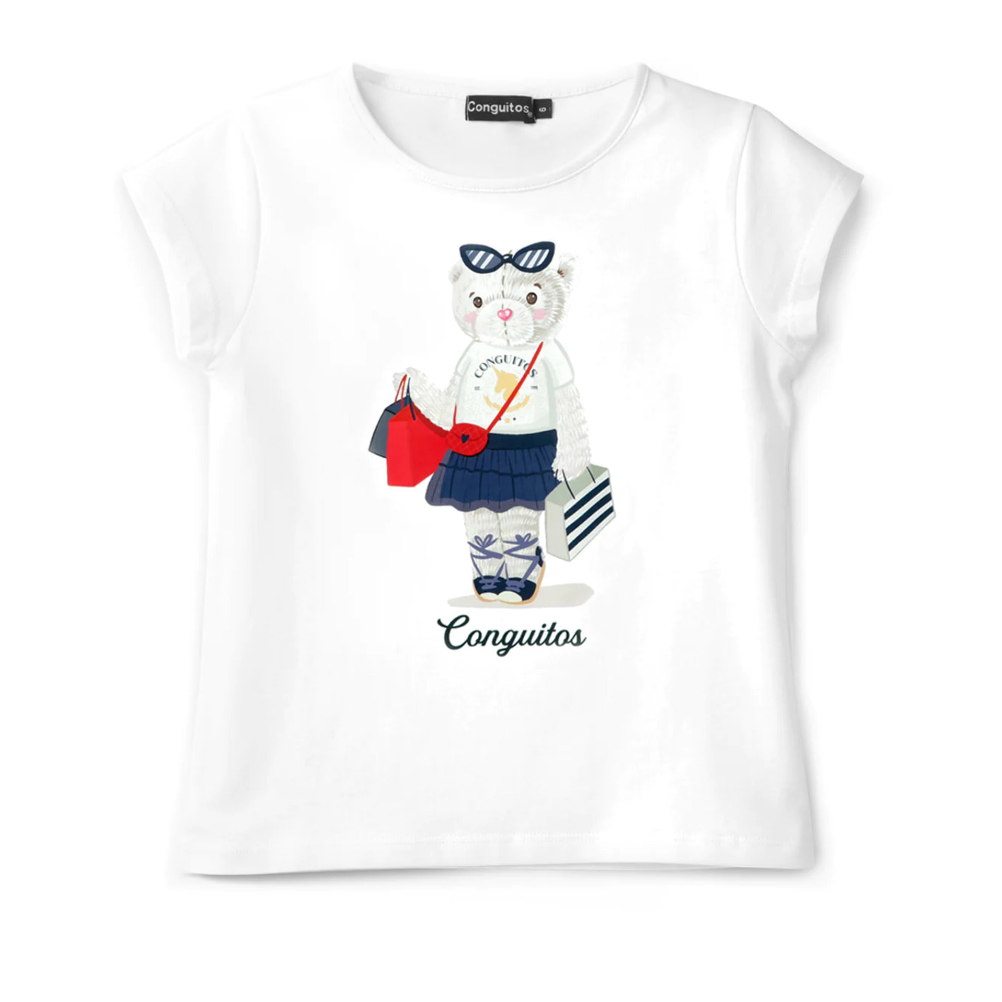 Conguitos - T-shirt casual a maniche corte stampata