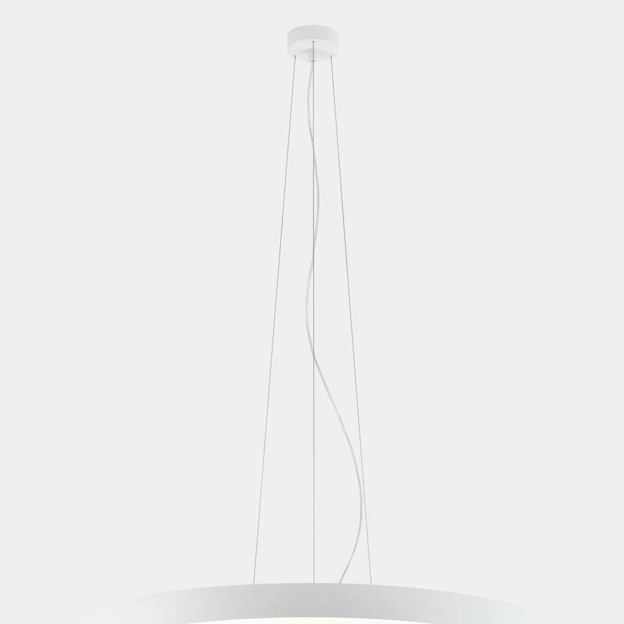 Ledsc4 - Colgante Luno Slim Pendant Large Aluminio, Policarbonato Negro, MICROPRISMATIC