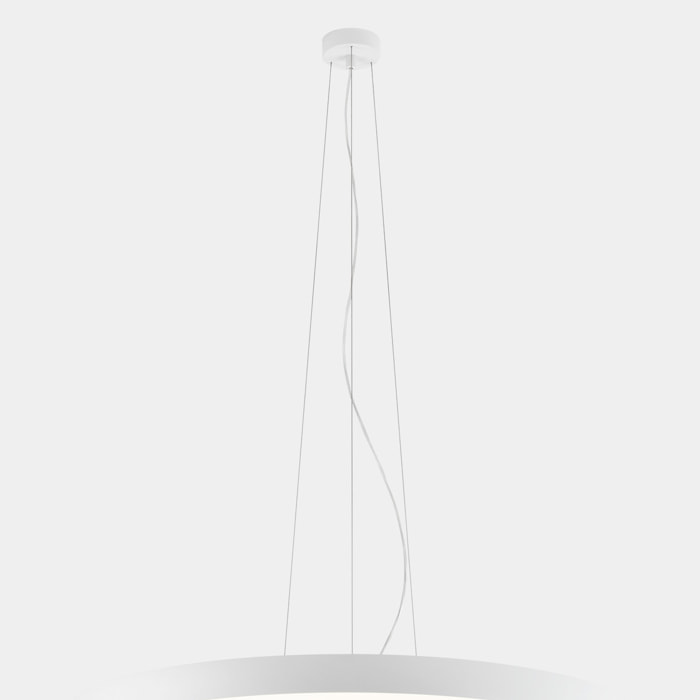 Ledsc4 - Colgante Luno Slim Pendant Large Aluminio, Policarbonato Negro, MICROPRISMATIC