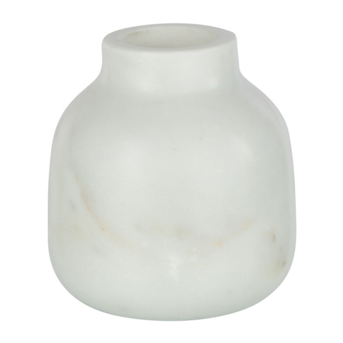J-Line vase Bouteille Marbre - pierre - blanc - small - Ø 10 cm
