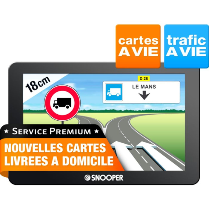 GPS SNOOPER Truckmate PL6600 7pouces