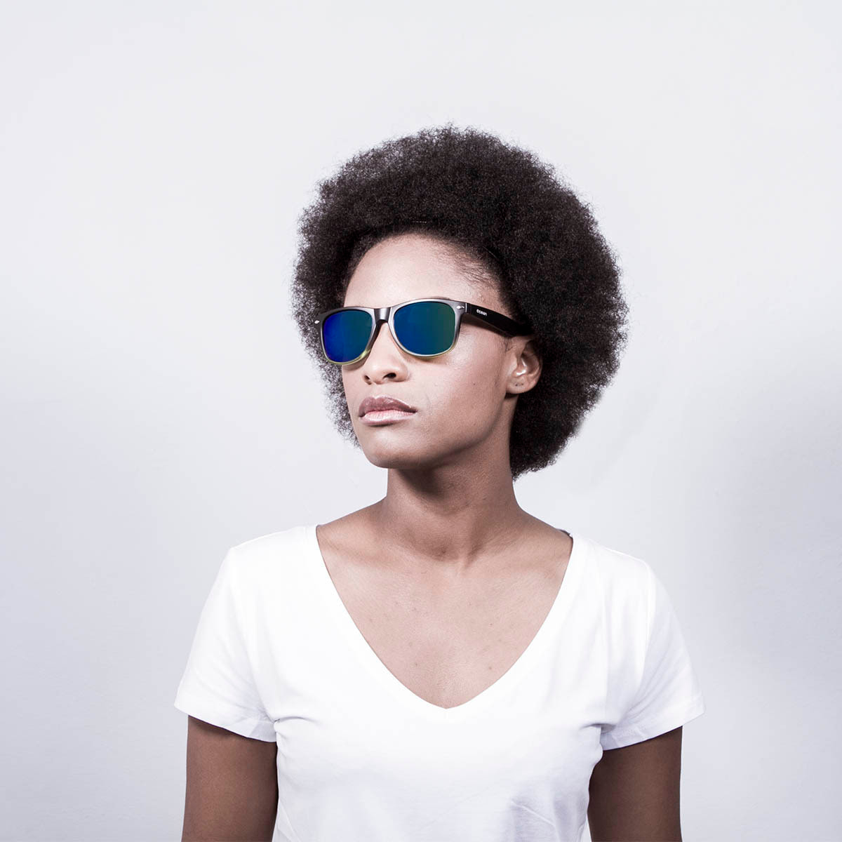 Occhiali da sole OCEAN Beach Wayfarer neri